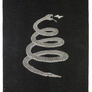 The Peyote Reversible 100% Baby Alpaca Wool Throw Blanket by Blacksaw